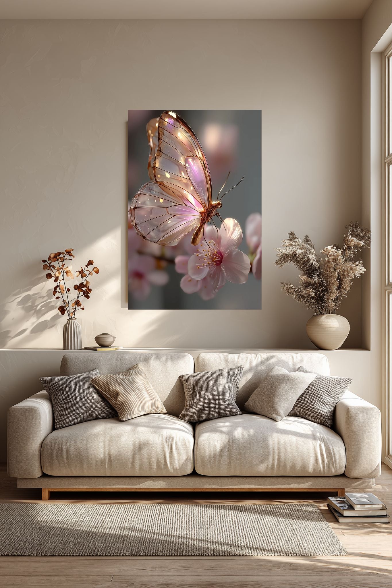Let Peace Stay Within You – Butterfly Printable Wall Art