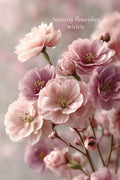 Serenity Flourishes Within – Floral Printable Wall Art