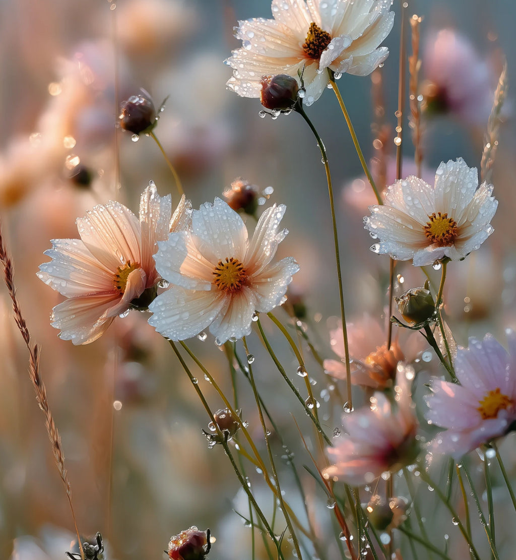 Peace Blooms Here – Floral Printable Wall Art