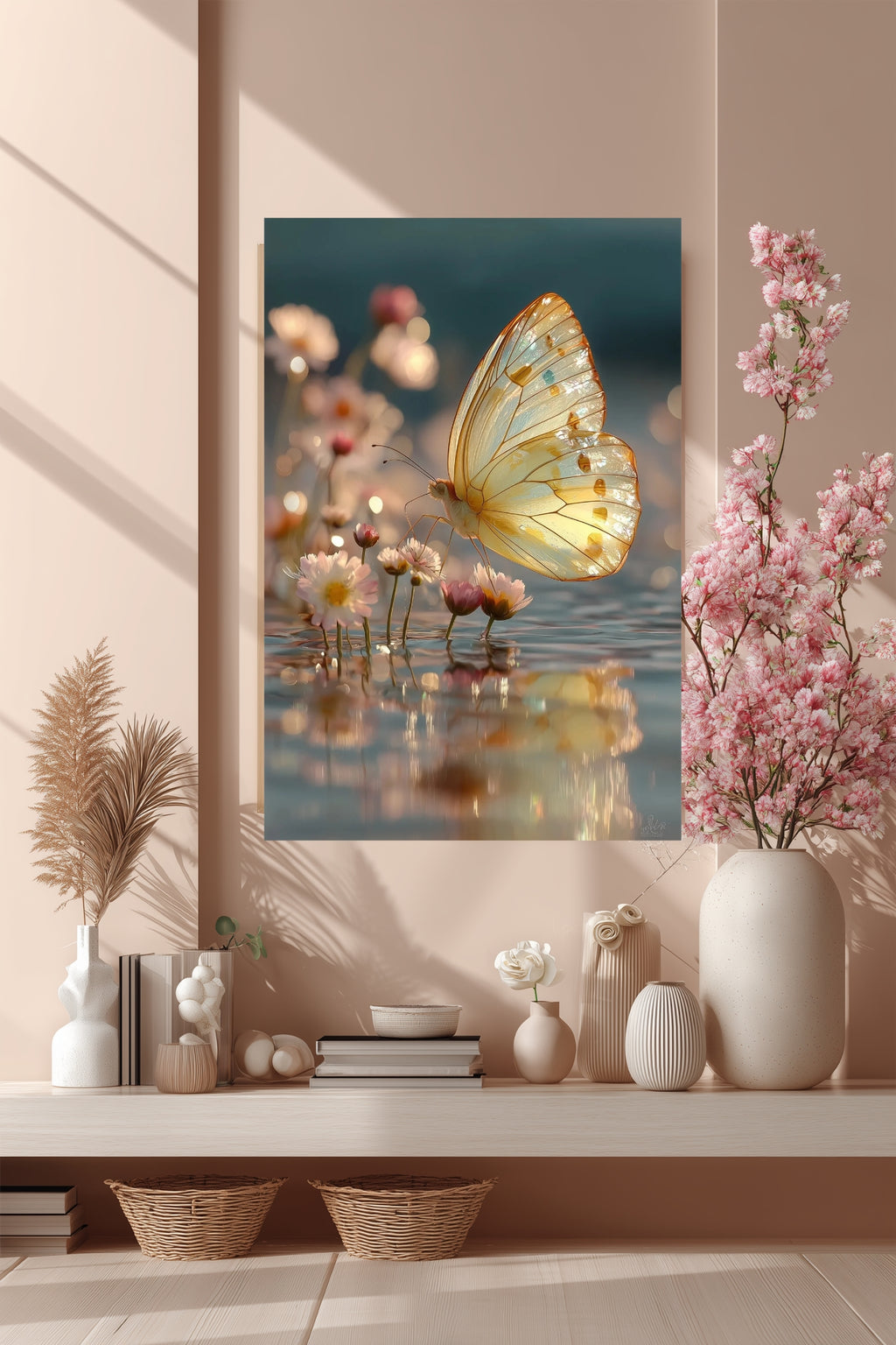 Serenity Never Leaves You – Butterfly Printable Wall Art
