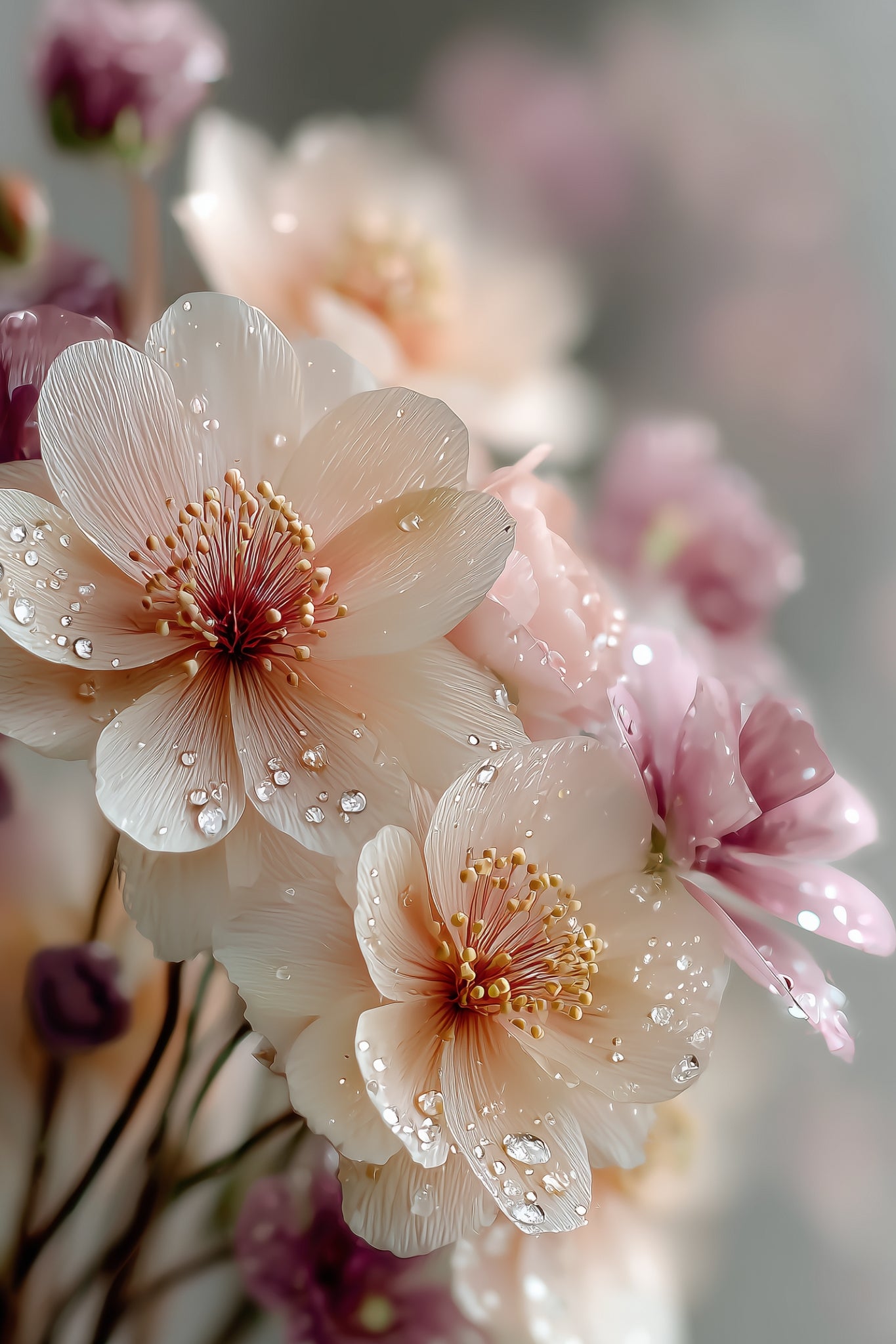 Beauty Blooms Here – Floral Printable Wall Art