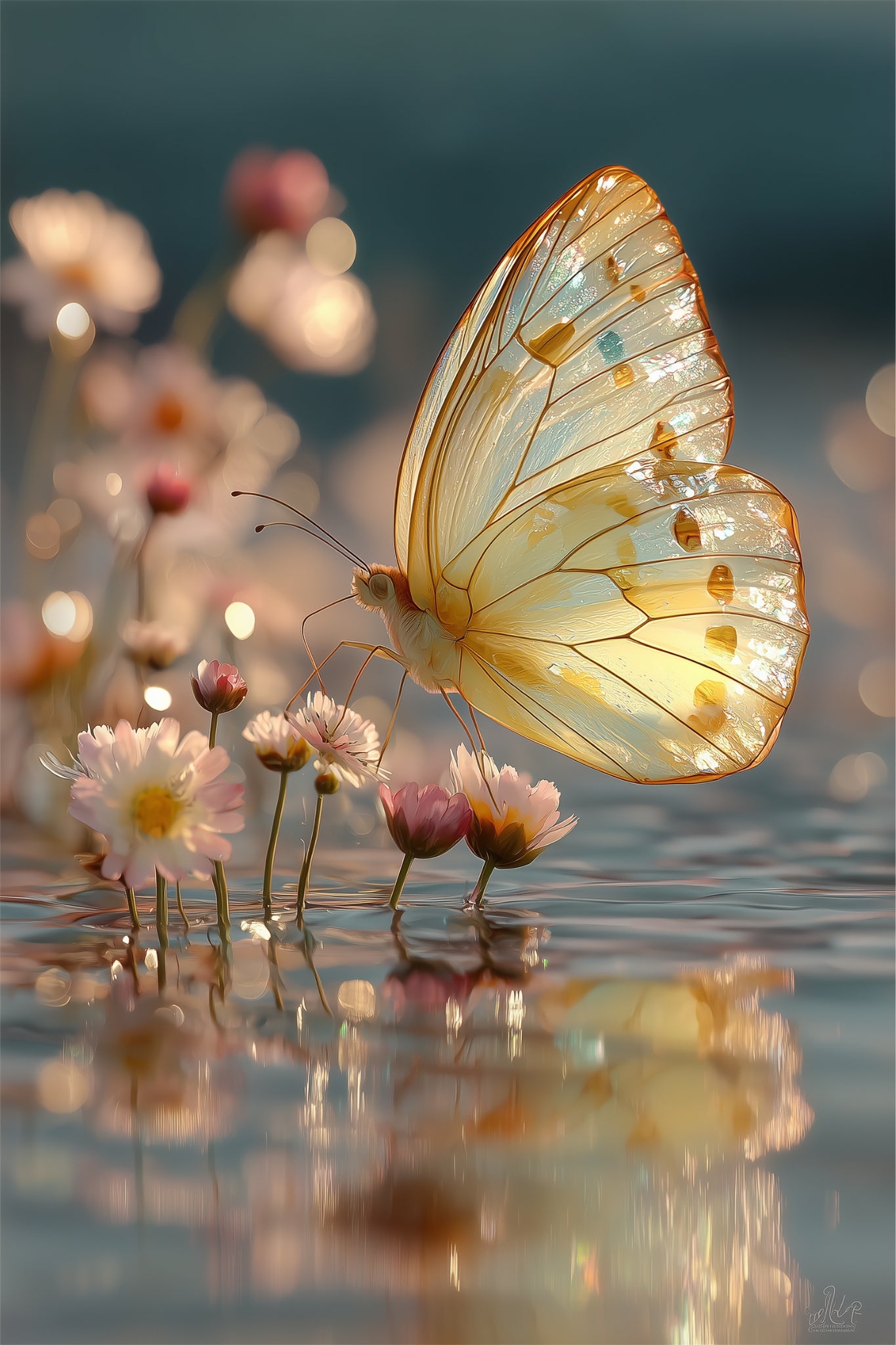 Serenity Never Leaves You – Butterfly Printable Wall Art