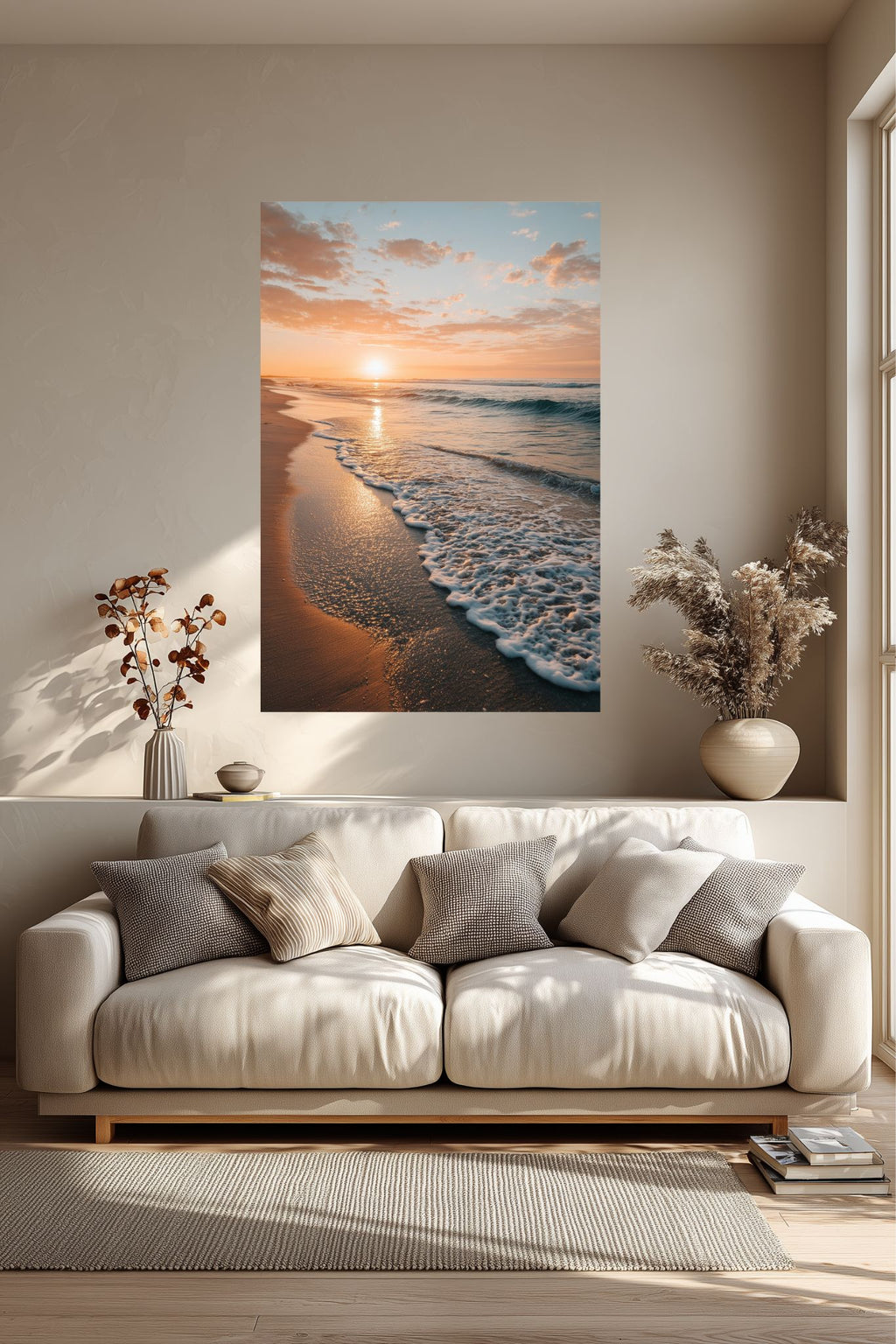 Stillness Lives Here – Beach Printable Wall Art