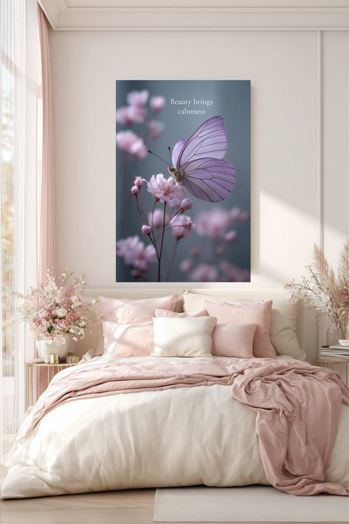 Beauty Brings Calmness – Butterfly Wall Art Printable