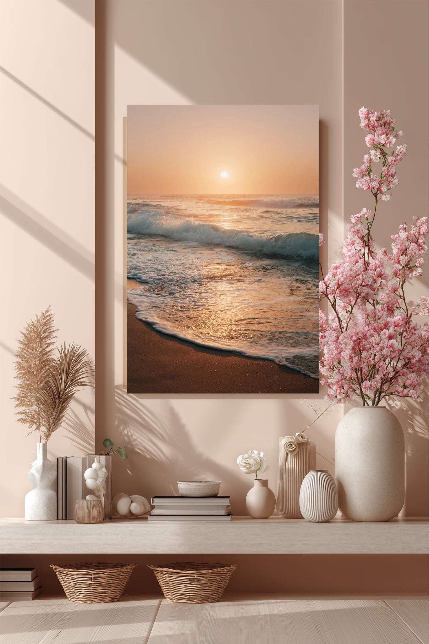 Peacefulness Comes From Within – Beach Printable Wall Art